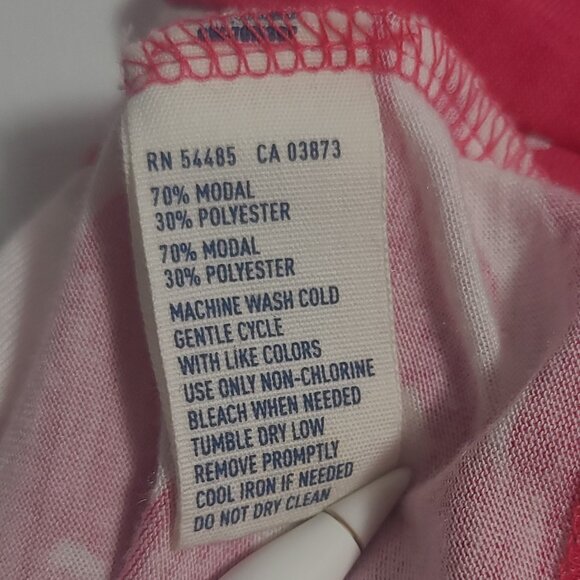 American Eagle Hot Pink/White Floral Sundress XS Adjustable Straps Smocked Back - Picture 9 of 9